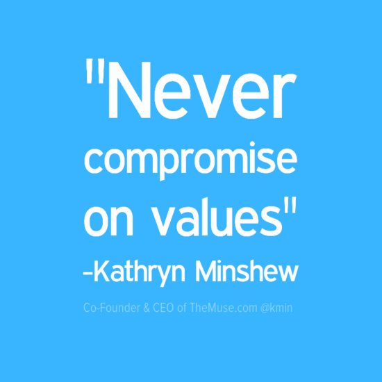 Kathryn &amp; I share this tenet down to our core. More on <a href="/twentyminutevc/">The Twenty Minute VC</a> episode w/ <a href="/kmin/">Kathryn Minshew</a> buff.ly/2bLmfKb