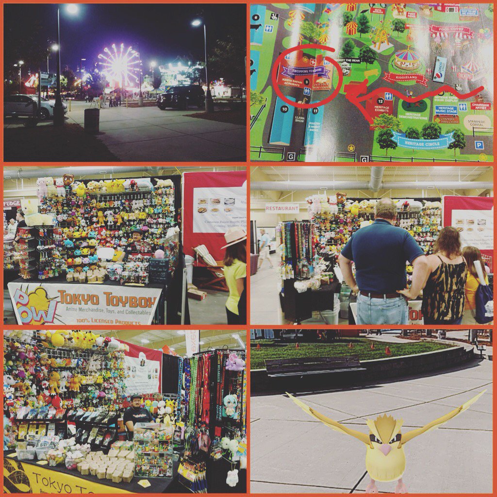 Tokyo_Toybox's tweet photo. We will be at the fair everyday until September 18th! Come see us and catch Pokemon! 😋#mountainstatefair #pokemongo https://t.co/Jcmj4MVKBt