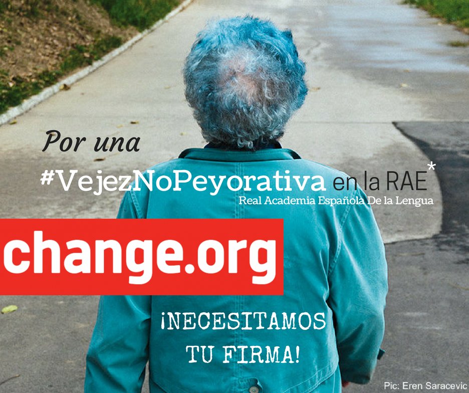Amparosuaymad's tweet photo. Por una #VejezNoPeyorativa en la RAE, nueva entrada https://t.co/P5GLO5cXjj, campaña impulsada por @QmayorCalidad https://t.co/9UE736JmSA