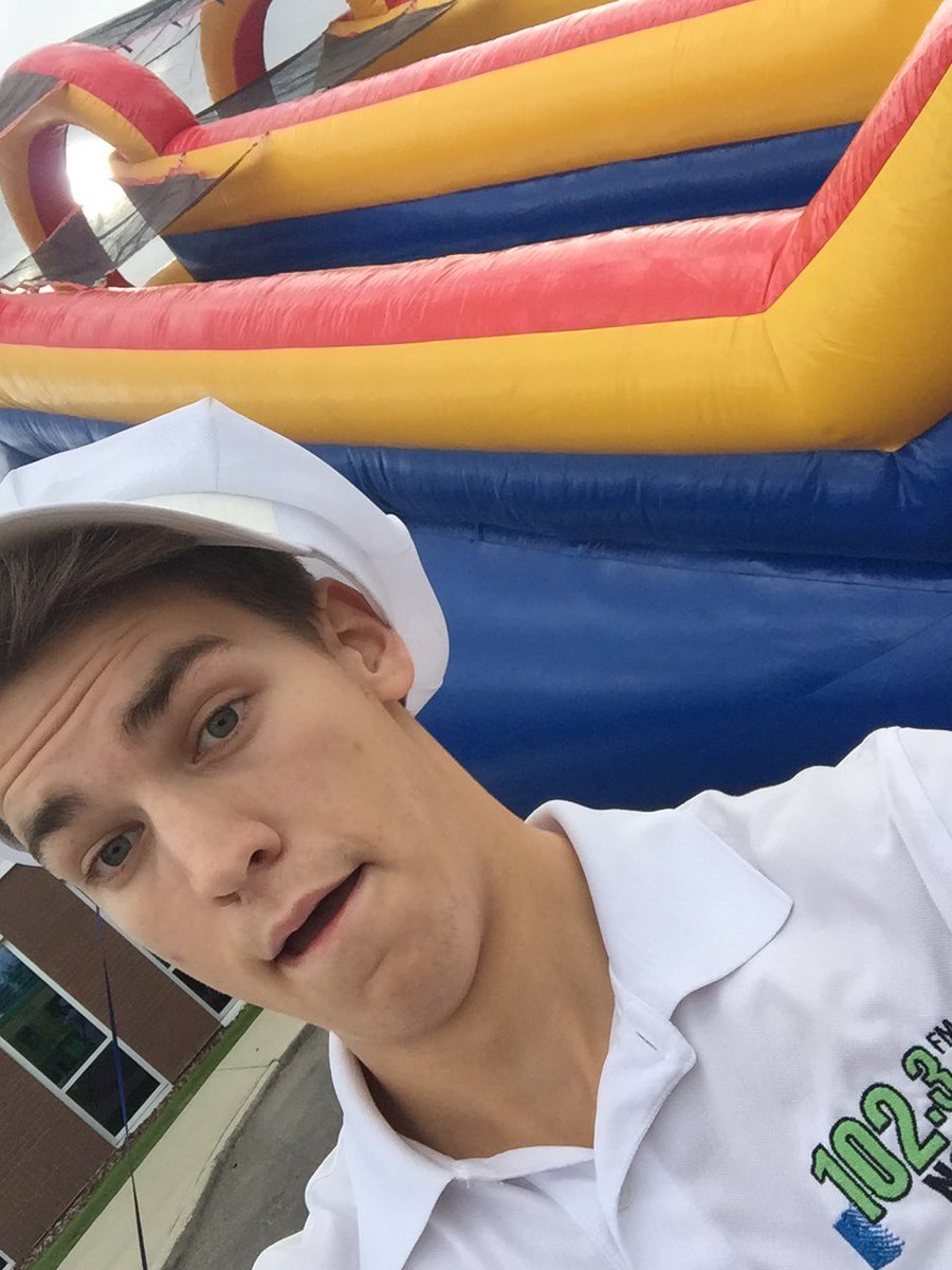 NOWScoopsMckay's tweet photo. Come to #NOWcarnival and try out my slide!!😜😂 https://t.co/CicGkM4Z0O