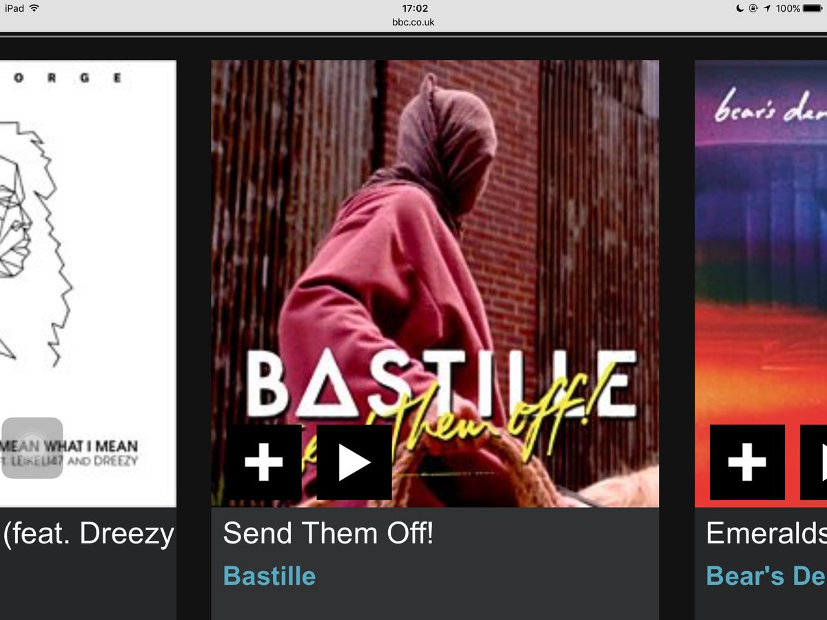 Team_Bastille's tweet photo. #SendThemOff! Has made it onto this weeks BBC Radio 1 'C Playlist!' 

~ M x https://t.co/fxFZ26WxMX