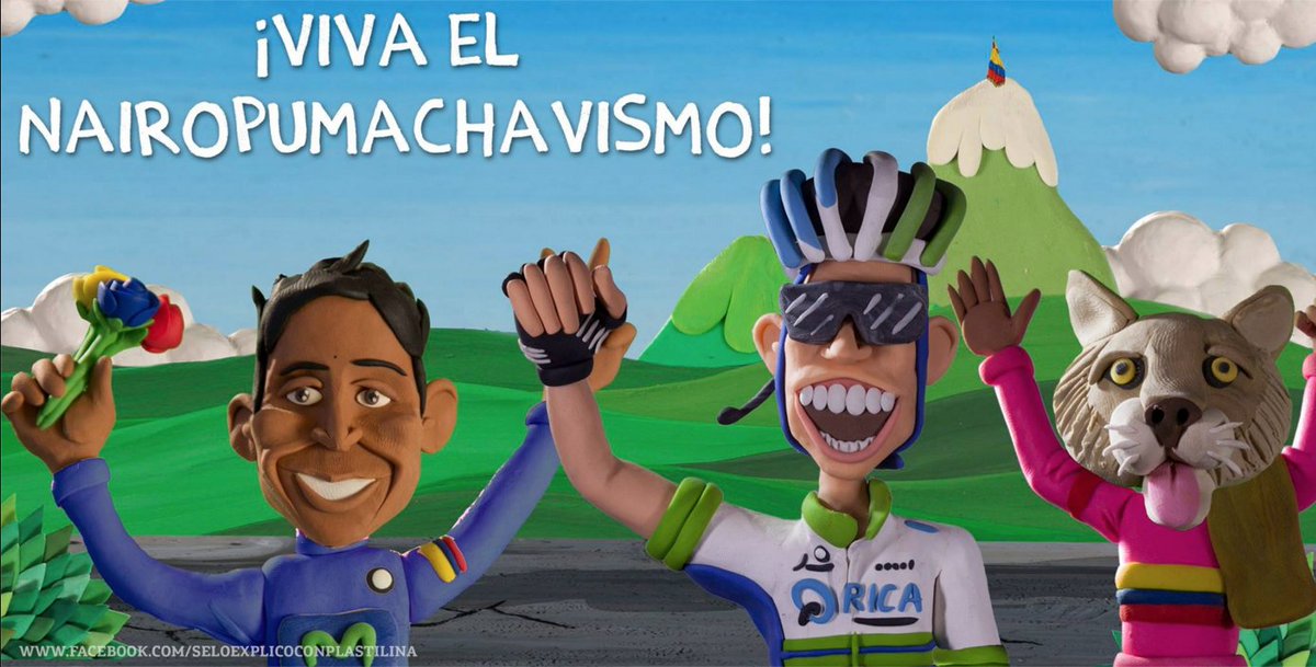 altereddie's tweet photo. #LaVueltaxESPN  #NairoQuintana #Nairo #NairoAUnPaso #Chavito #Atapuma #Chaves ¡Viva el Nairopumachavismo! https://t.co/1mgcBU9HSd
