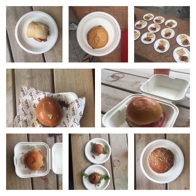 AllyWeller's tweet photo. Really strong burger game at #sliderdecider @BroadgateLondon @BotanistEC2 🍔🍔🍔🍔 https://t.co/Na0oVHObkM