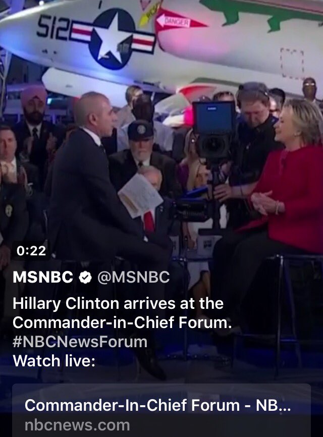 tutto_vegas's tweet image. #NBCNewsForum #HillaryClinton #ComanderInChief #UniteBlue @ImwithHer2016 @NBCNews