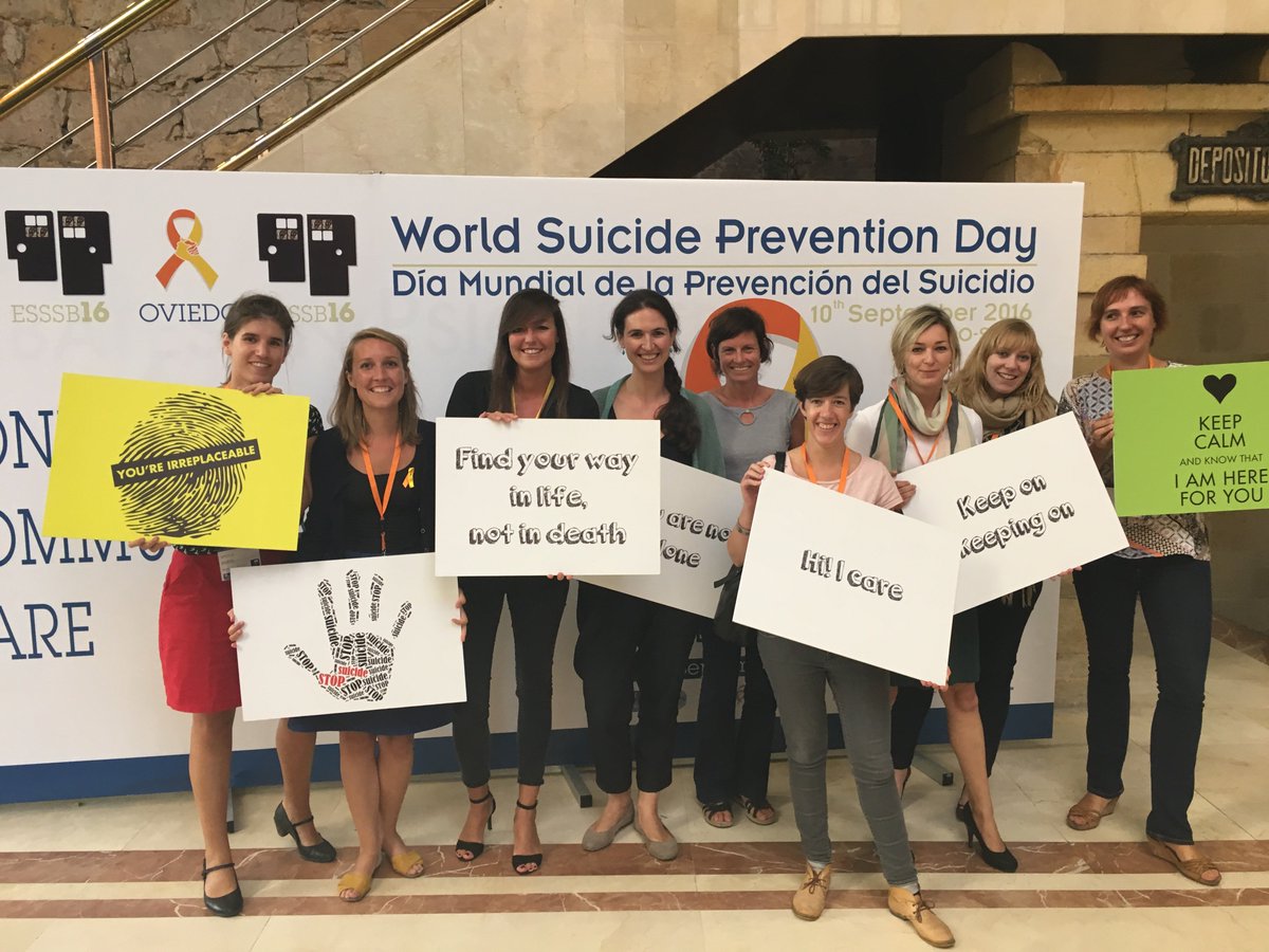 VLESPtweet's tweet image. Vlesp in support of World Suicide Prevention Day #esssb16 #thinklife