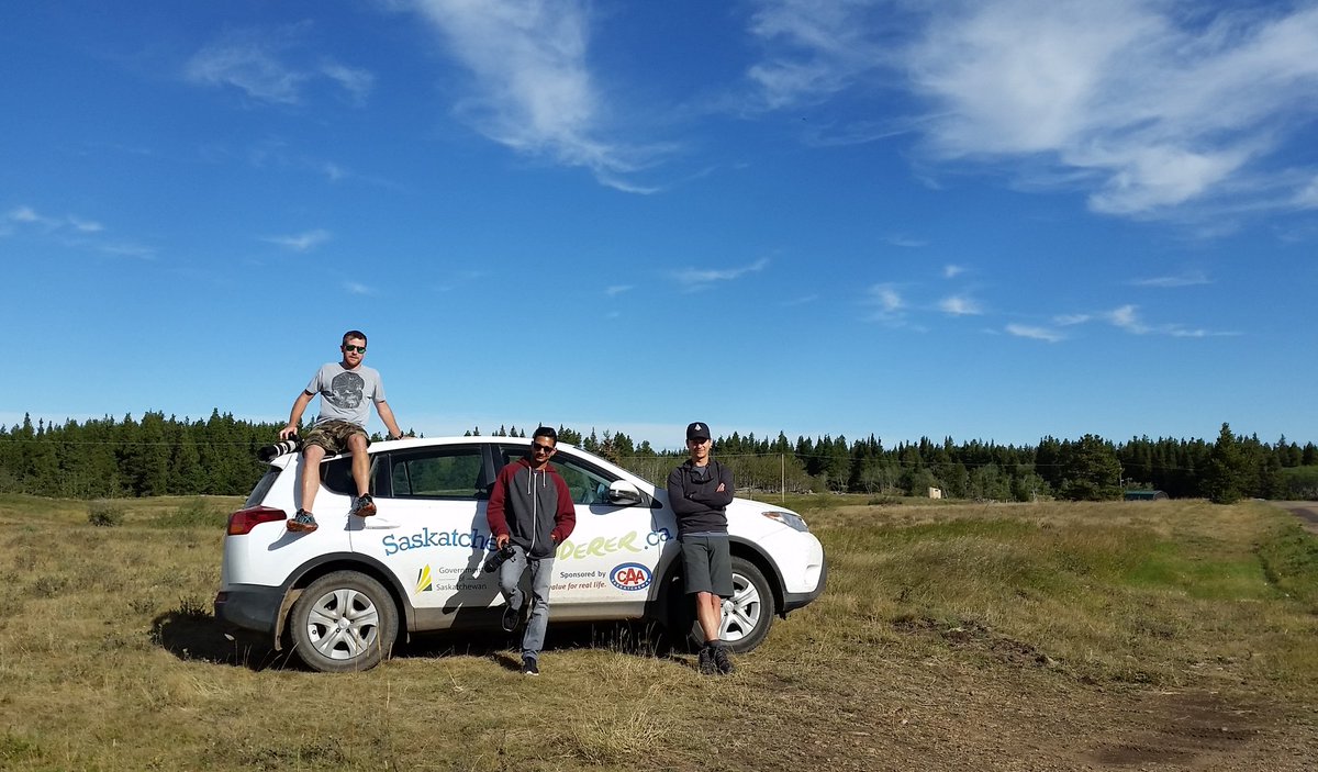 Saskatchewan's tweet photo. Heading out into the hills of the @CHdestinationA! #ExploreSask #GoingLocalCHDA https://t.co/q98skKy8c6