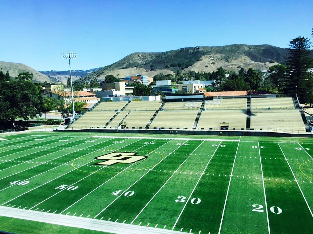 CPPrezArmstrong's tweet image. Spanos Stadium looking game day ready! #MustangFamily #ThisIsMustangsFootball @CPMustangs @calpolyfootball