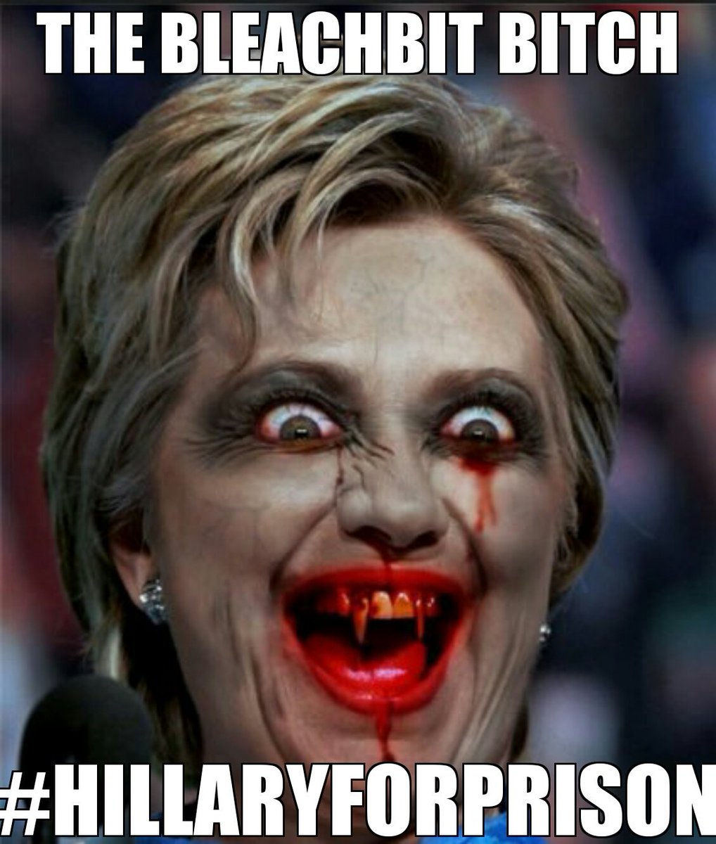 bossplaya29's tweet photo. #BleachBitBitch #HillaryForPrison2016 https://t.co/kdCYWeZHH8