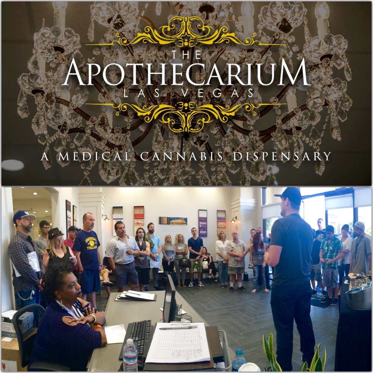 GLPNV's tweet photo. Thank you to @apothecariumlasvegas for having us last night . Meet the farmer #stevecantwell https://t.co/2apE3eQjER