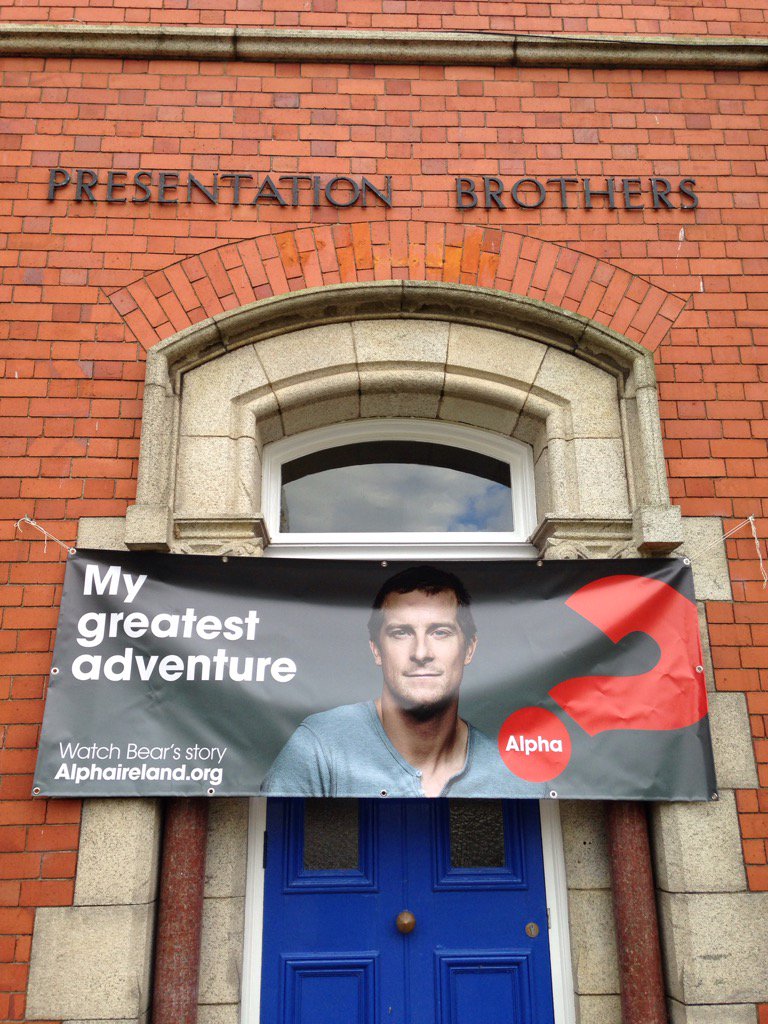 EvangeliseIRL's tweet photo. Ahead of our @alphaireland #AutumnAlpha course starting Tuesday in Glasthule - we've found him! #wheresbear https://t.co/gminqjunOQ