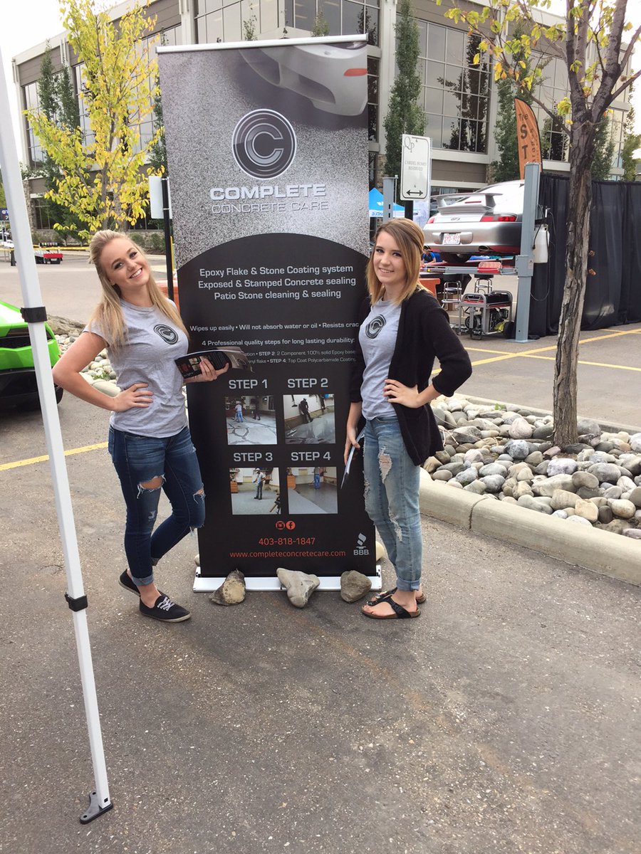 SaralynnMarie3's tweet photo. Everyone come visit us at the complete concrete care booth ! #CPP2016 https://t.co/04A6ZpV8zm