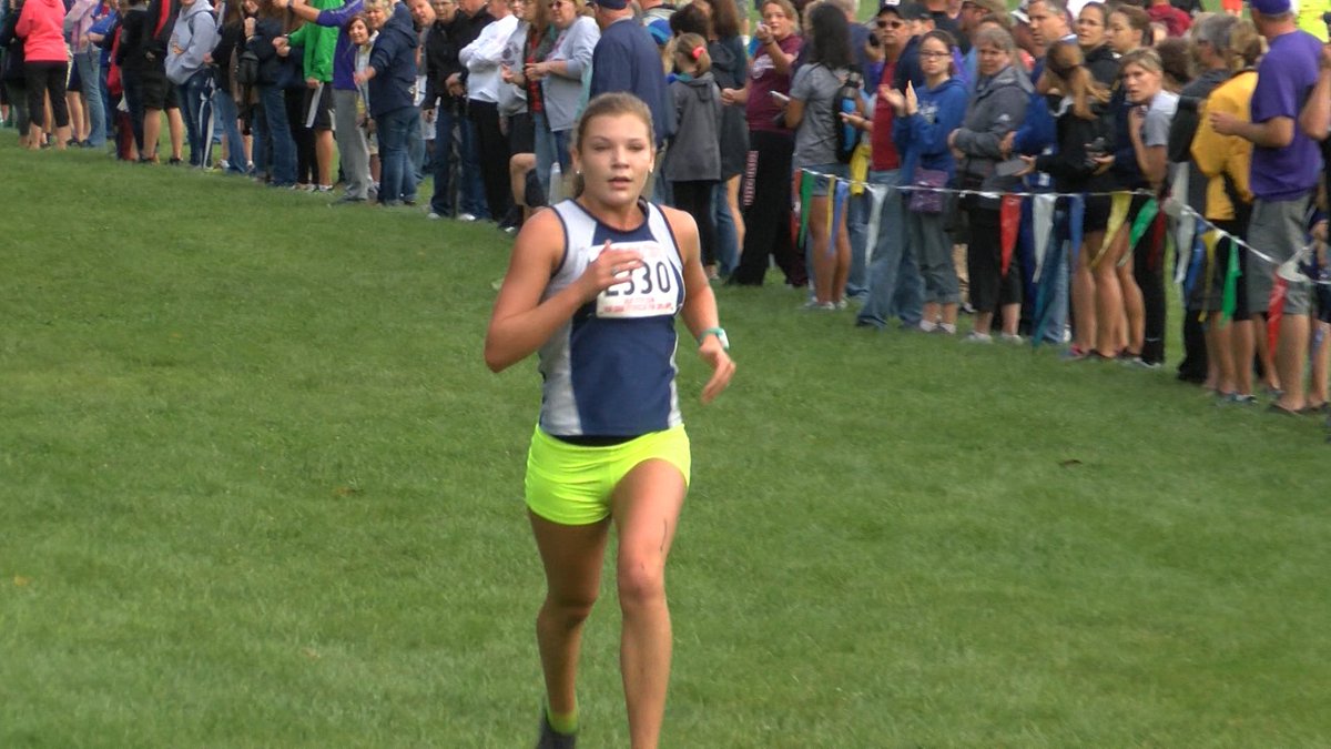 KurtPegler's tweet photo. Olympia's @shelbyypaigee_ finishes second at 'First To The Finish' meet in sloppy conditions at Detweiller Park. https://t.co/gzxKZIpIkM