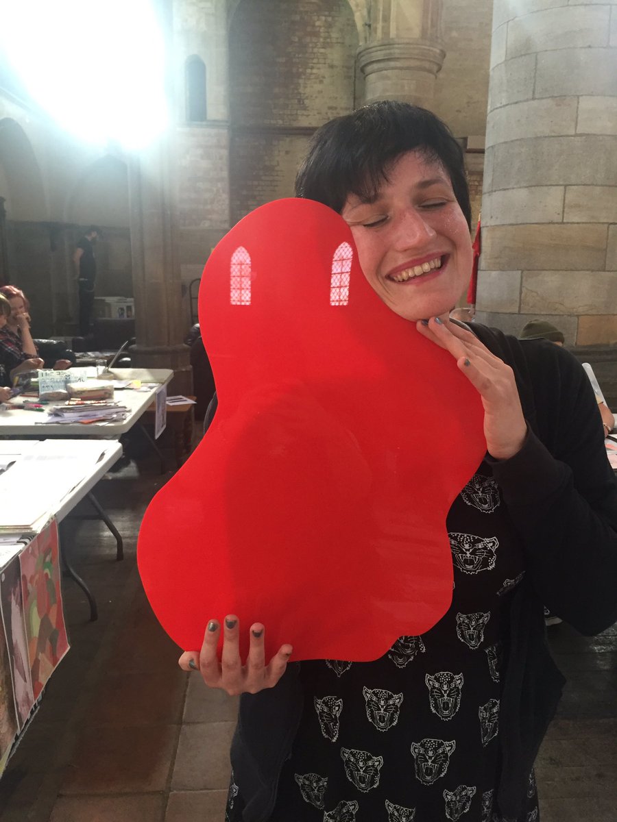 SheffSOUP's tweet photo. Here's @peplovna being a brand ambassador for #SheffSOUP pitcher @chellaquint's #stainstm #flashblob #periodpositive https://t.co/3ITzZumu3s