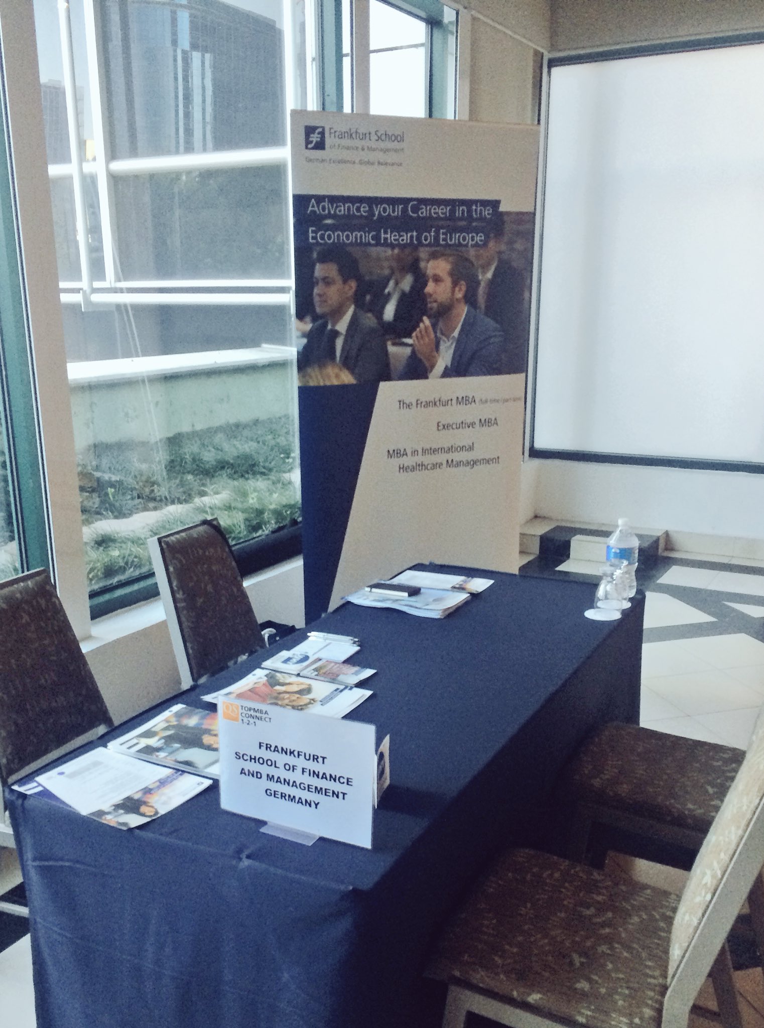 Frankfurt School We Are Ready Meet Us At The Qsworldmbatour Today Sheraton From 10am Mba Mexicocity Ltangemannfs Om Fs
