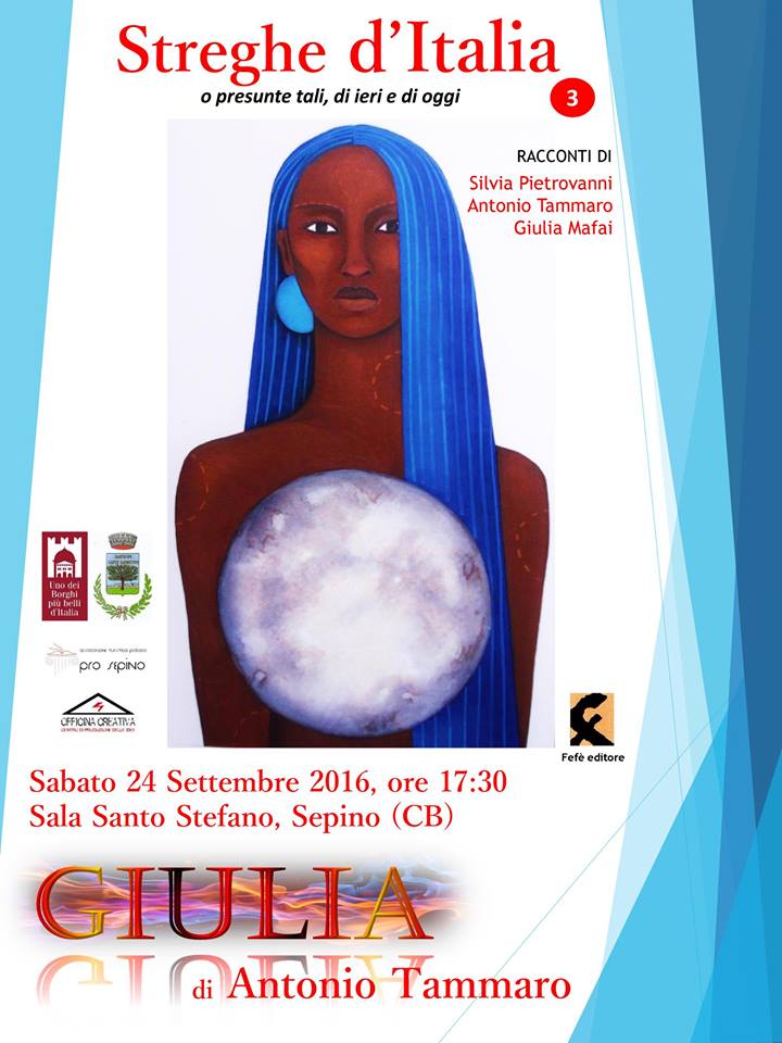 CreativaOff's tweet image. Giulia. Un racconto di Antonio Tammaro. #24settembre #Sepino #SalaSantoStefano facebook.com/events/5164811…