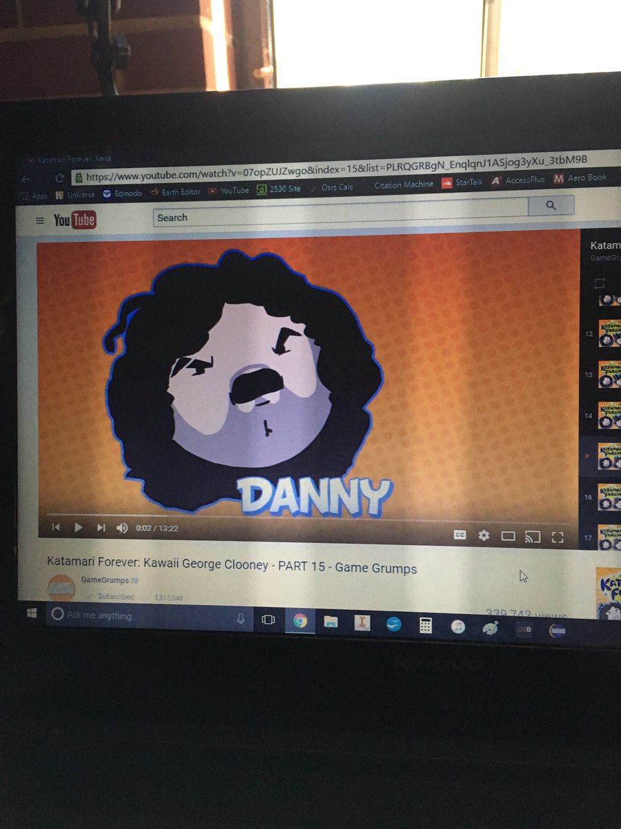 TBenster's tweet photo. @GameGrumps I paused the playlist to eat cereal and constantly felt like Danny was judging me https://t.co/DEbHeNyKIv
