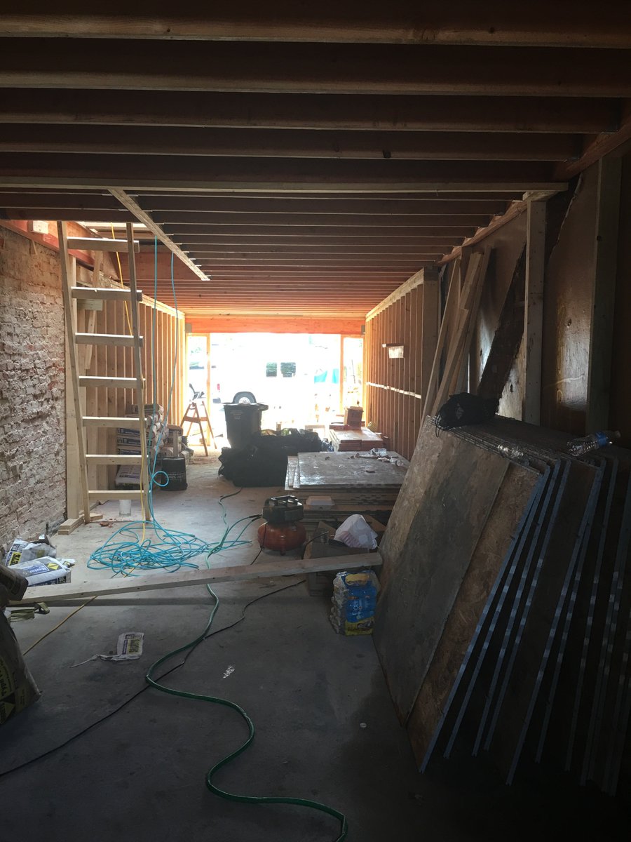 MAD_Development's tweet photo. More progress at the 9th Street home- #maddc #capitolhill #renovation https://t.co/0sjPN4brgn