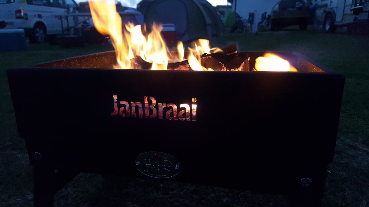 First braai at Cape Agulhas with our custom @Janbraai braaiers sponsored by Home Fires.