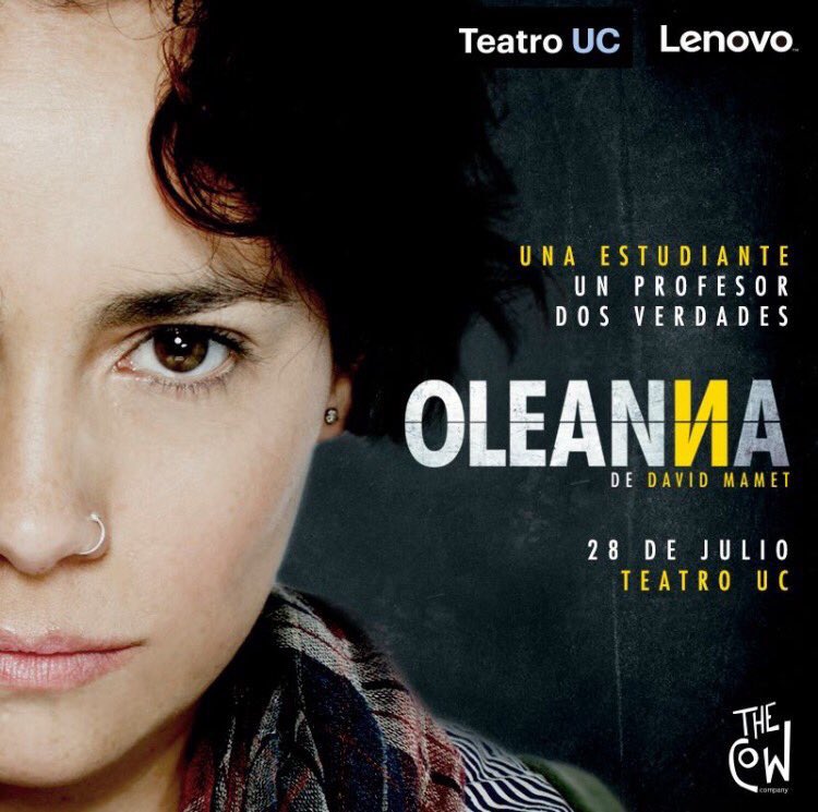 The_Cow_Company's tweet photo. Hoy es la última función de #Oleanna en @TeatroUC https://t.co/tzOJ4morfE