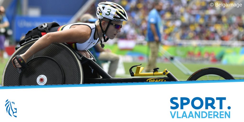 SportVlaanderen's tweet photo. Zilver!! Het eerste eremetaal is binnen. Job well done @Wielemie! #trots #Parantee #BEParalympics https://t.co/EsUUlSjXeV