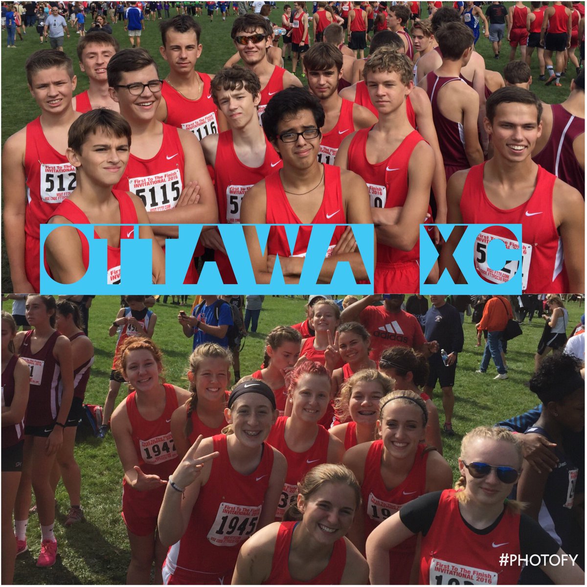 MrDanHeaver's tweet photo. Way to go Ottawa XC! Great day at First to the Finish! #othsxc #fttfrun #detweillerpark https://t.co/5XI119cDl3
