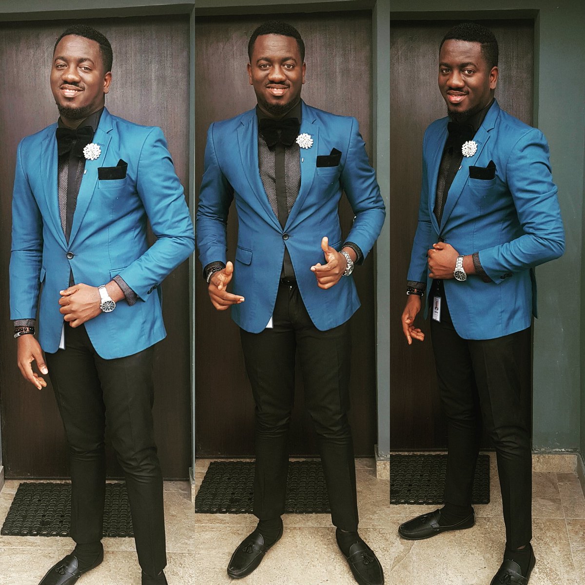 IfeanyiAbraham's tweet photo. #WorkMode. Off to a special office #dinner event.
#VeryFewFreshMen https://t.co/dFcEFDExc2