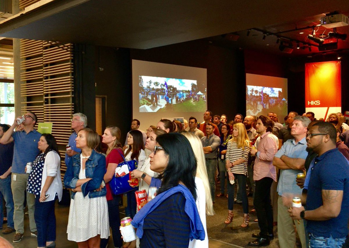 HKSArchitects's tweet photo. Kicked off our global Month of Service yesterday in Dallas with sign up stations, beers and snacks! #CitzenHKS https://t.co/LmFB9oUzZf