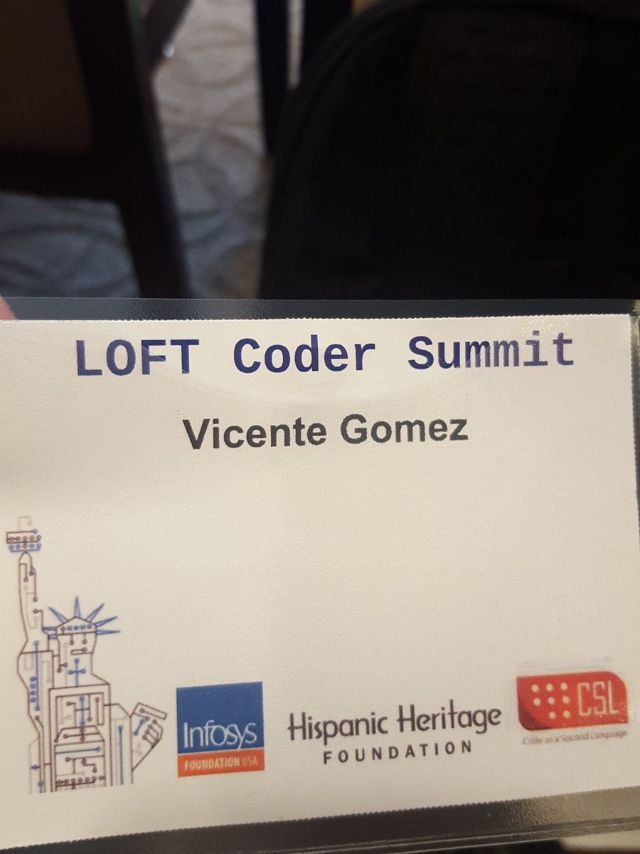 vicog24's tweet photo. Amazing even so far here at the #LOFTCodingSummit #LatinoCoders https://t.co/QwzesnRGKa