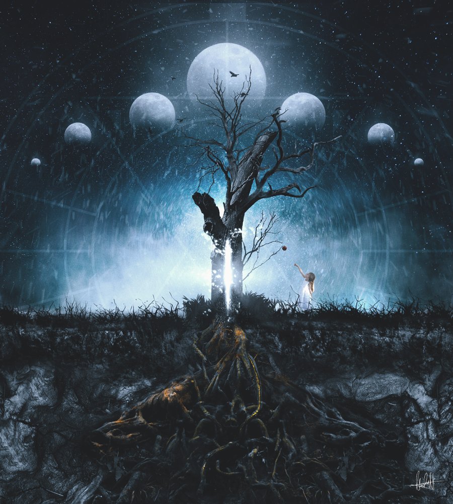 digitalgrief's tweet photo. Tree of Lost Innocence © 2016 - Alan Fall &amp; Digital Grief #artwork #art #digitalart #digitalgrief #alanfall #tree https://t.co/yPtV7ljIZg