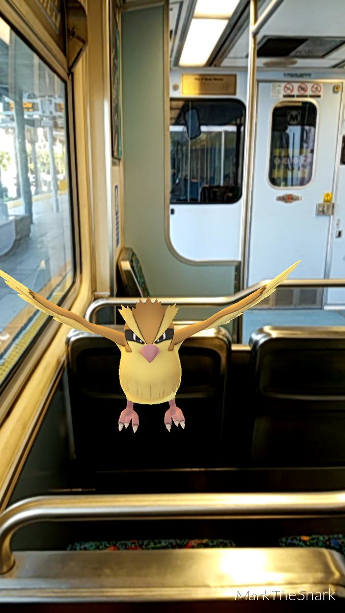 markteschauer's tweet photo. @PokemonGOMetro I'm now on your coast, riding your transit, catching your Pidgeys #APTAannual16 https://t.co/47FzEiZc9D