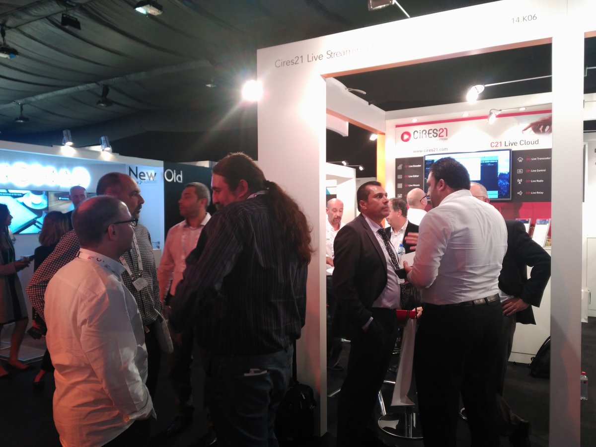 Great day today in #IBC2016 <a href="/Cires21/">cire reid</a> booth (#14K06). We missed you...Came see us before Tuesday 13th Sept