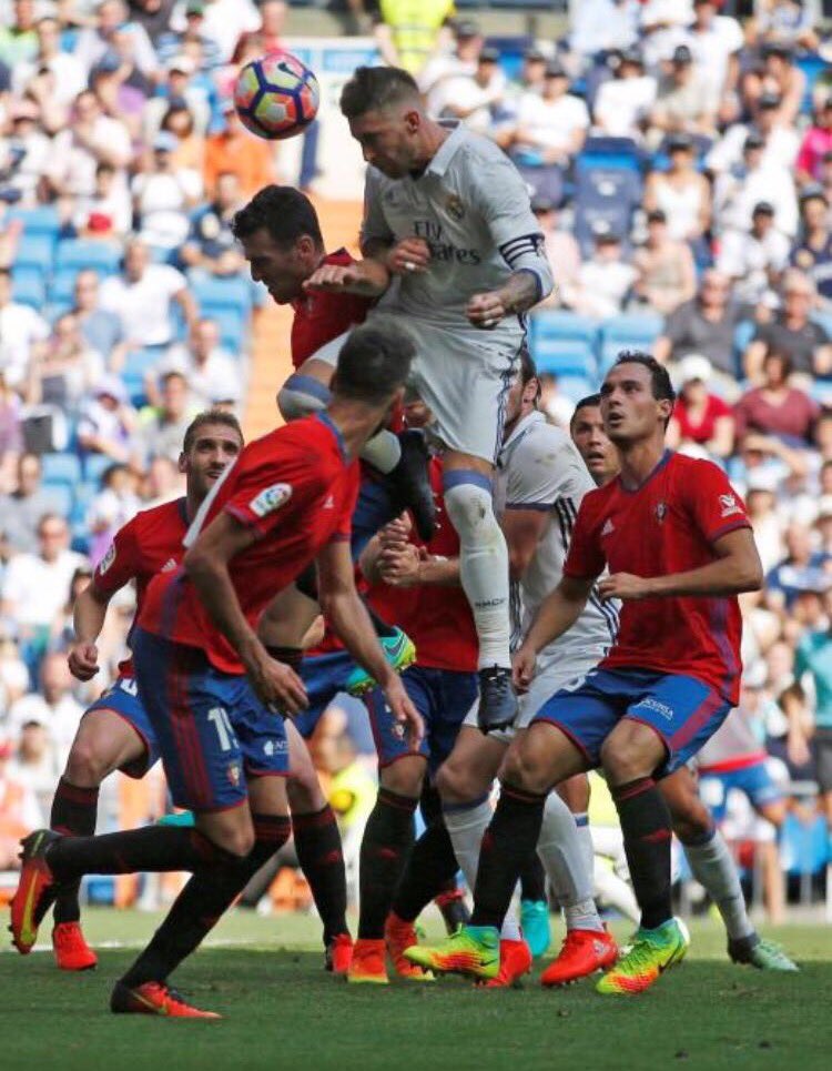 SergioRamos's tweet photo. Victoria importante y estreno goleador en Liga.
Important win and first goal in La Liga. ⚽
🔜 Champions League! 😉 https://t.co/wiUjvDtL0J