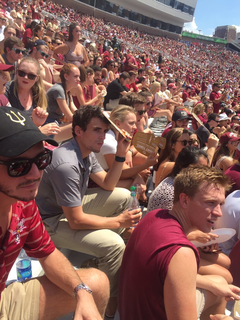 GulfsideThreads's tweet photo. Can you spot us? #gonoles #FSUgameday https://t.co/F6YNPJd1gs