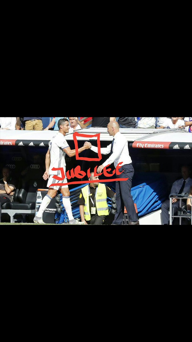 NelssonX's tweet photo. Ghafla: Zidane and Cristiano endorse Jubilee. https://t.co/GdcNYfRetz