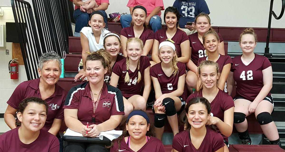 CoachMerlinMJH's tweet photo. It's a win for MJH 7th grade A team!!! 25-17, 25-19 over Irons. Way to go girls!!!! https://t.co/QwruoLSw43