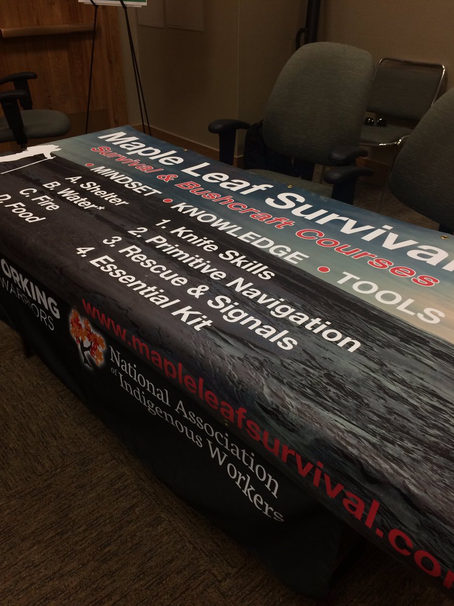 TinyExplorersMB's tweet photo. Stoked! Wilderness Survival seminar starting shortly @cabelascanada with @MLSurvival #survival https://t.co/Axx11xMY21