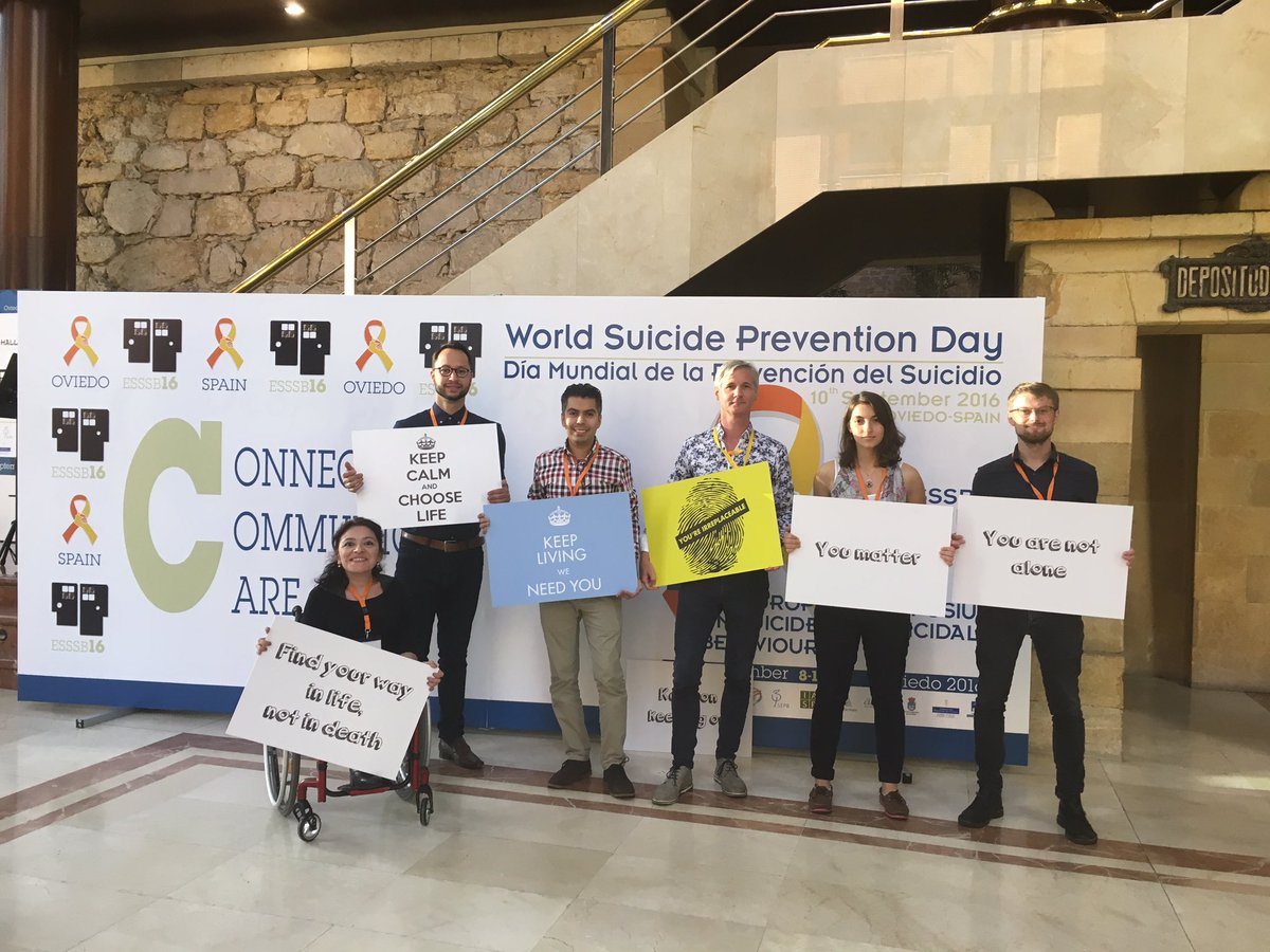 suicideresearch's tweet photo. World Suicide Prevention Day. We need to Connect, Communicate &amp; Care #wspd16 #esssb16 https://t.co/XRtvp9Tpb0