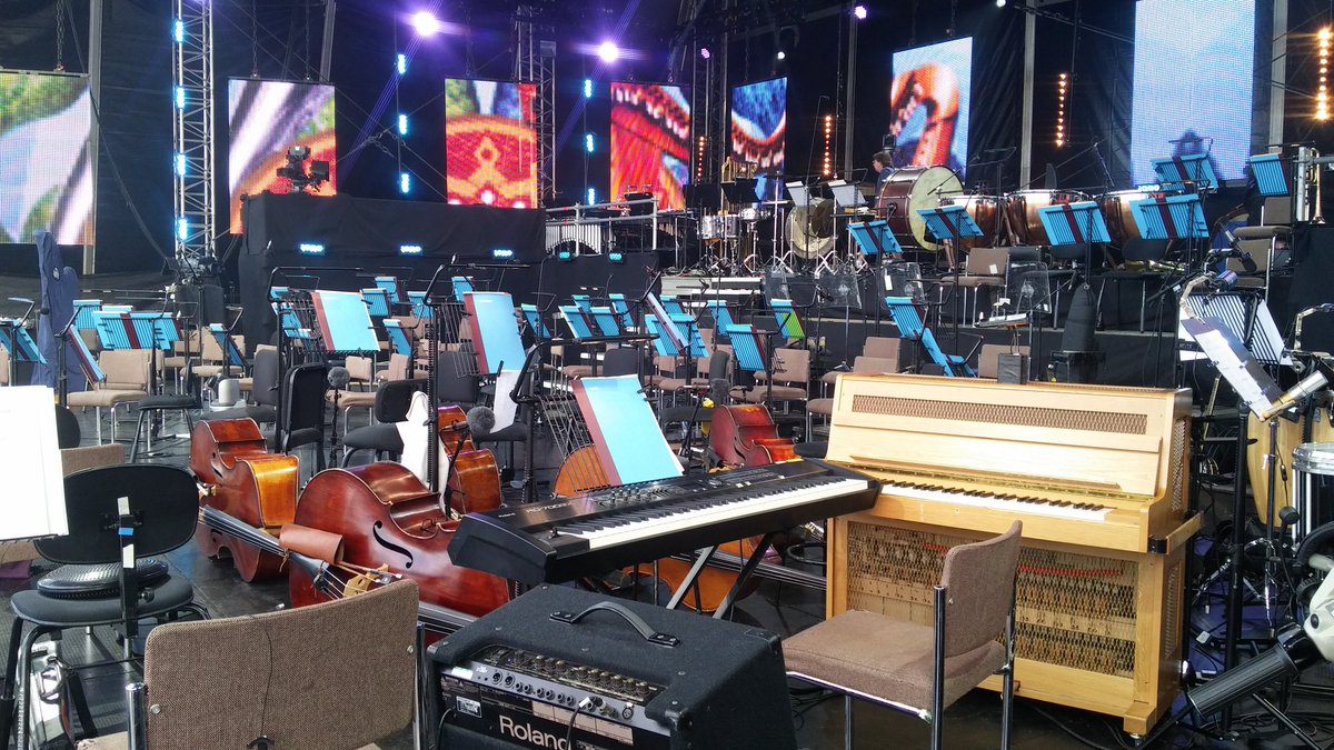 The #BBCSSO have gone on a tea break. Hopefully back in time for #PromsInThePark at Glasgow Green.