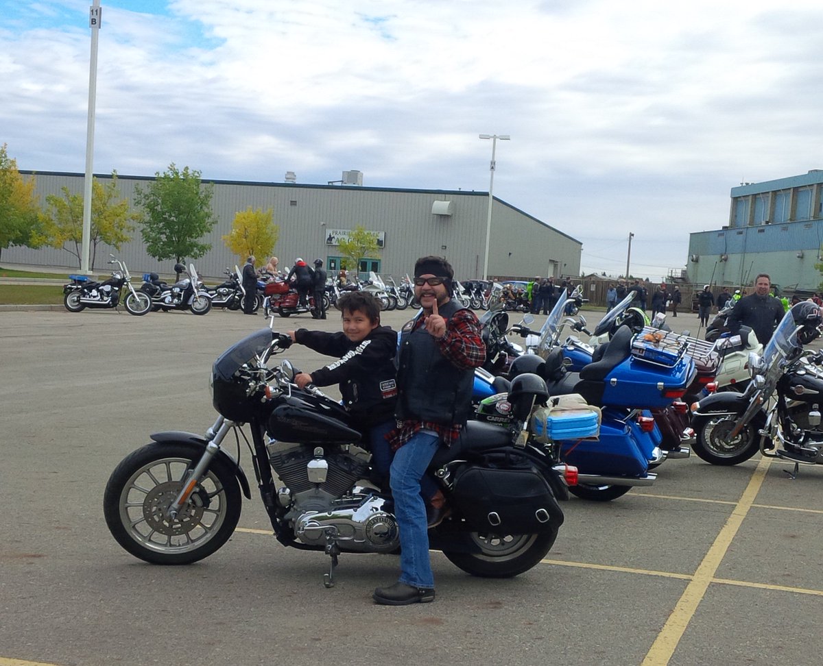 <a href="/ROCK102TWITS/">ROCK 102</a> #BullsClub 🐂 part of a big turnout for <a href="/salvationarmy/">The Salvation Army</a> #bikertoyrun in #Saskatoon 🍁 #forthekids 👍