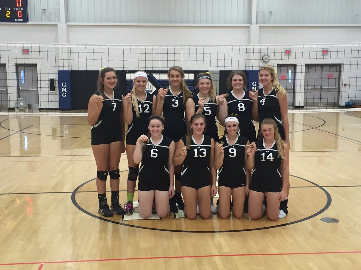 GMGvolleyball's tweet photo. Wolverines win their home tournament with a 3-0 record. That makes it back to back 'ships!! #together16 https://t.co/tPExkwyY7z