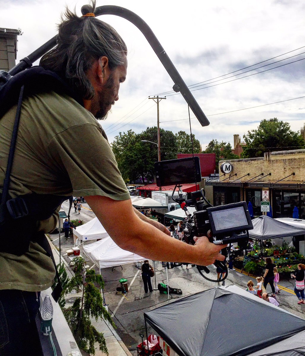 PenniShelton's tweet photo. Getting the money shot this morning with @EdibleTulsa #makingcommercials @TulsaFarmersMkt #cherrystreetfarmersmarket https://t.co/5FGzZ1XqZR