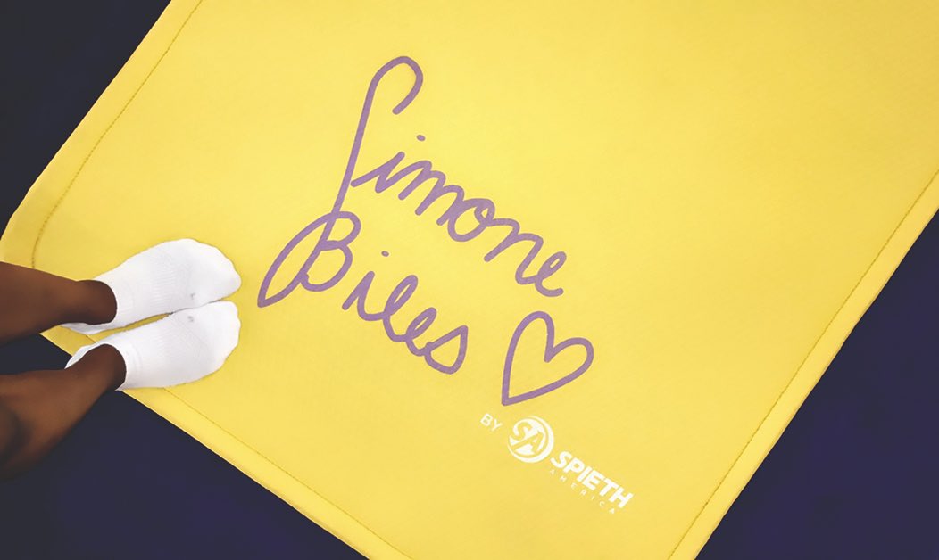 Simone_Biles's tweet photo. Check out my Signature Line of gymnastics training products made by @Spieth America! https://t.co/i5C1SaXxsv https://t.co/aMrJ7dR55q
