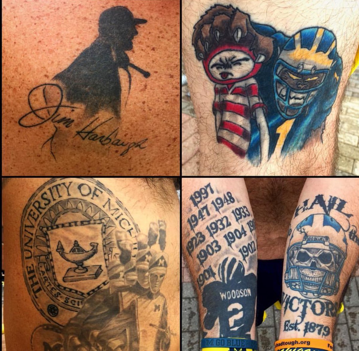University of Michigan fans share photos of Wolverine themed tattoos   mlivecom