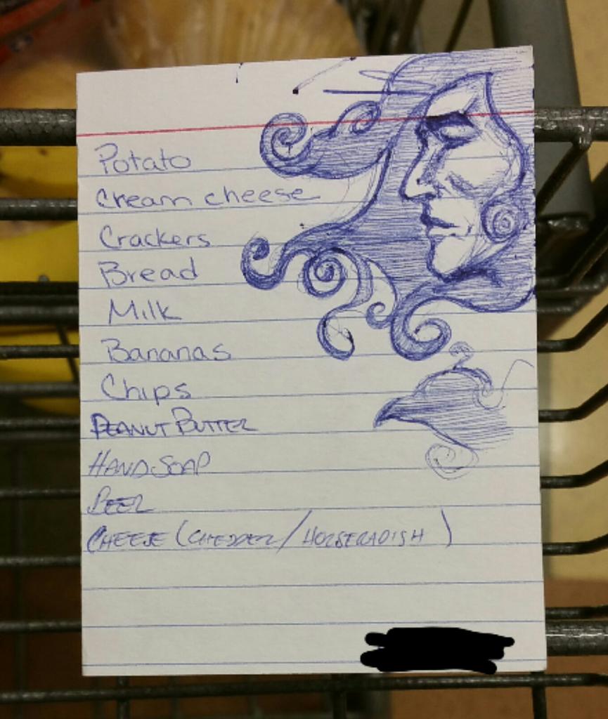 JdIllustrates's tweet photo. I can NOT be trusted with a pen and paper. Even shopping lists aren't safe XD #artcompulsion https://t.co/15FgKawqbc