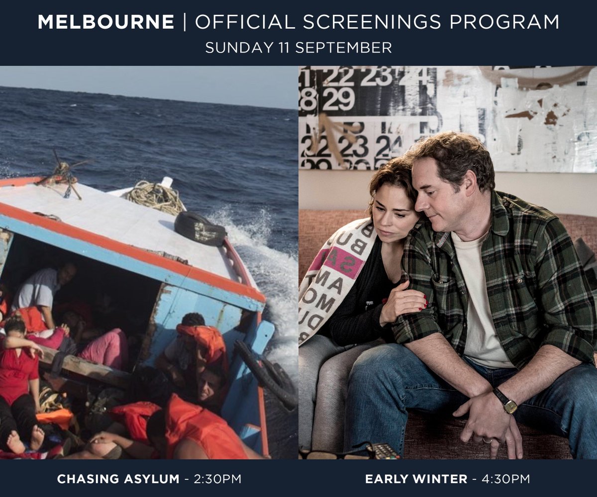 AACTA's tweet photo. #AACTAs #OfficialScreeningsProgram | This afternoon in #Melbourne see @ChasingAsylum & @_earlywinter at @cinemanova https://t.co/c972SkiLns