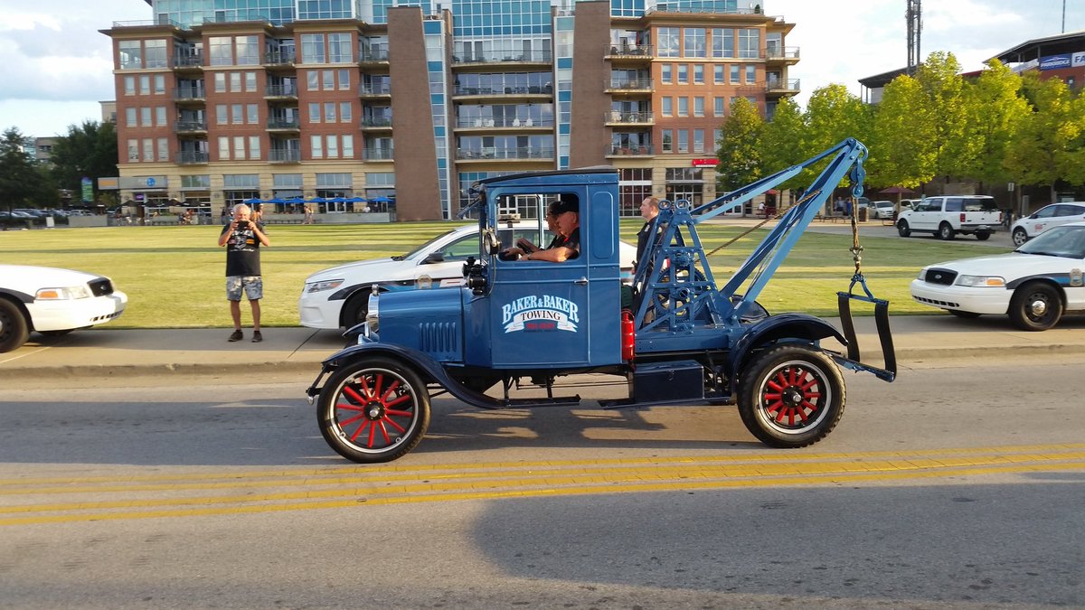 slwelsh's tweet image. The tow truck turns 100 and we're at the party here in Chattanooga.
