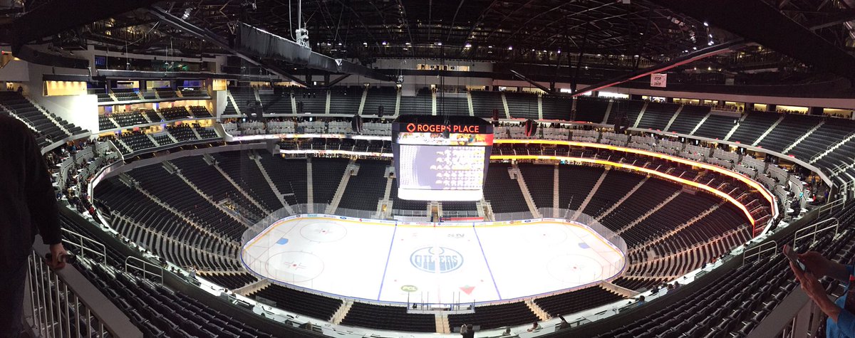 yycbrandon's tweet photo. Unreal building @RogersPlace can't wait to see the @EdmontonOilers play the @NYRangers in November! #RogersPlace https://t.co/JBJyuTuiPk