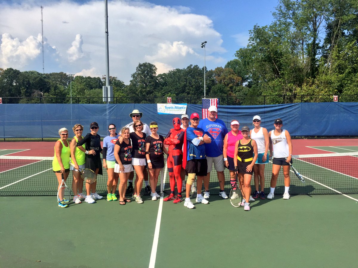 The superheroes are here to battle it out! #24HoursofTennis 🎾
