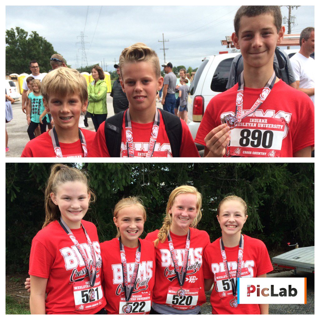 SWhiteBMS's tweet photo. Proud of ALL the runners! Girls team 2nd &amp; Boys team 4th! #wetsoggyslipperyrun https://t.co/KC9vbvsf40