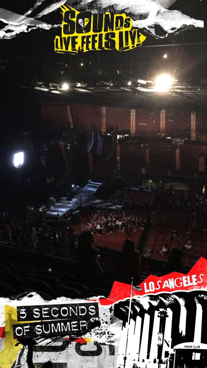 fiveseconds2011's tweet photo. Missing the Forum show so much😭😭 https://t.co/XREdwjrDnV